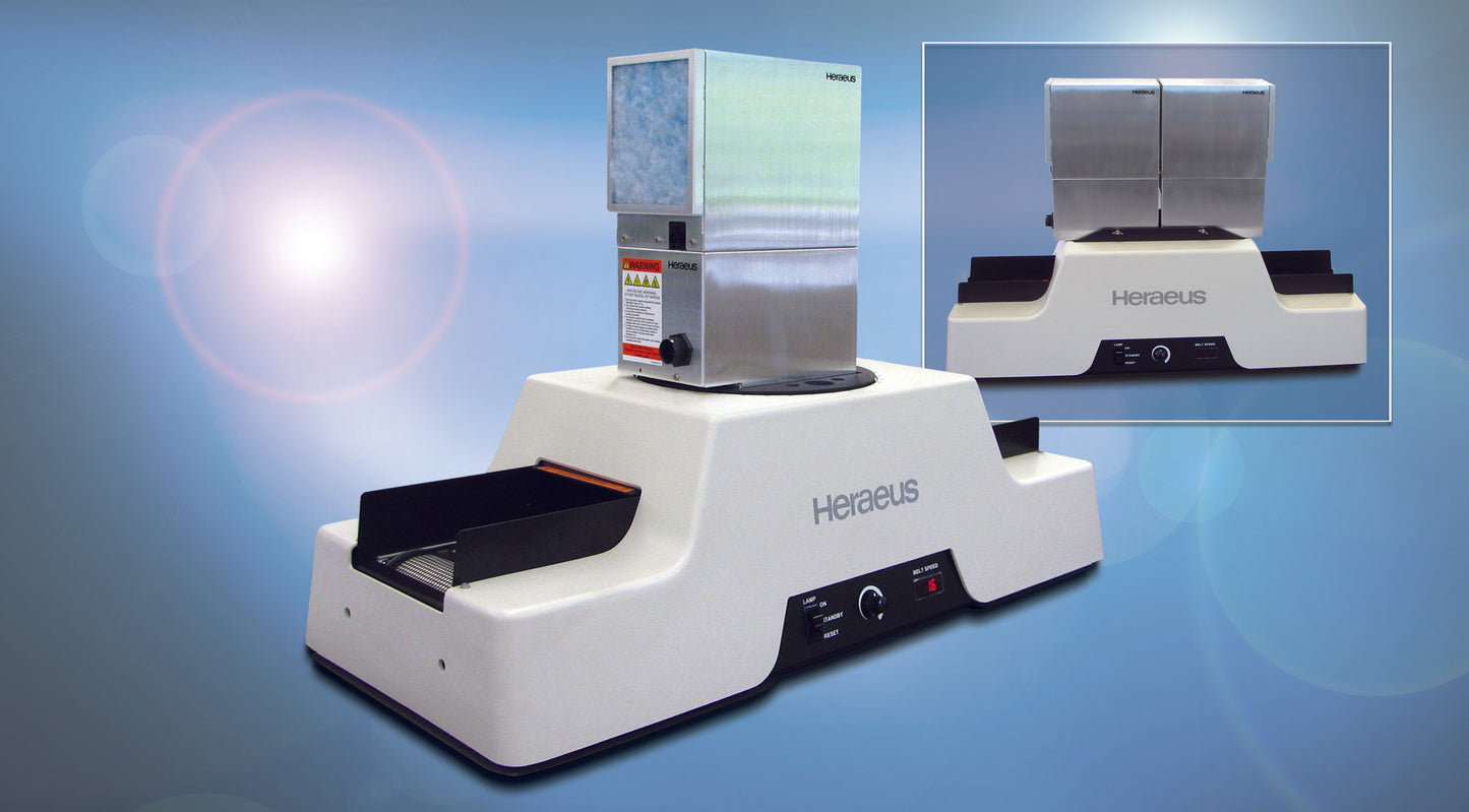 Heraeus Fusion Noblelight LC6B & LC6B-2 Benchtop Conveyor