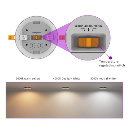 GermAwayUV E26, 5" & 6" UVC Round Recessed Downlight