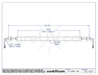 Kit lampe à polymérisation UV et réflecteur Dorn/SPE P3018C