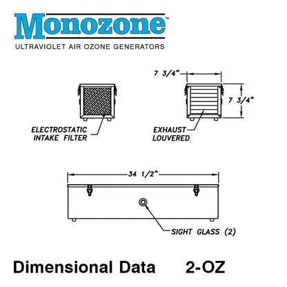 Dimensional Dwg, 2oz Monozone