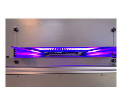 Convoyeur de polymérisation UV LED 500 x 400 mm avec ceinture à chaîne réglable