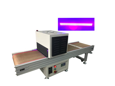 350x30mm UV LED Curing Conveyor with Water Cooling for Flexo Printing and Offset Printing