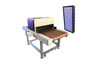 600x250mm UV LED Curing Conveyor with forced air cooling