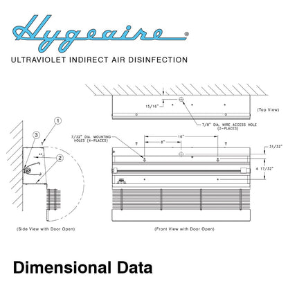 Hygeaire Ultraviolet Indirect Air Disinfection Fixtures