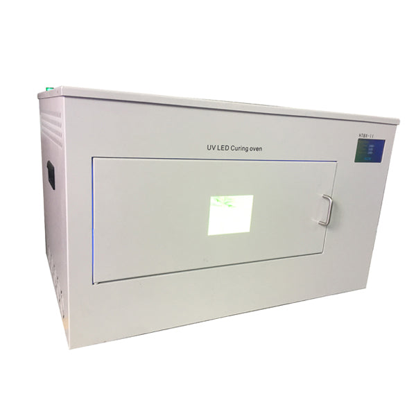 High-Powered LED UV Curing Chamber with Rotating Tray (523mm L x 460mm W x 200mm H)