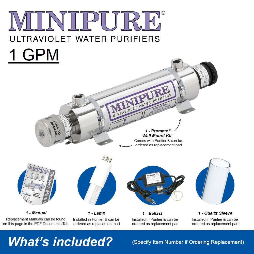 1 GPM Minipure UV Sterilizer