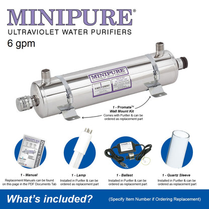 6GPM Minipure UV Sterilizer