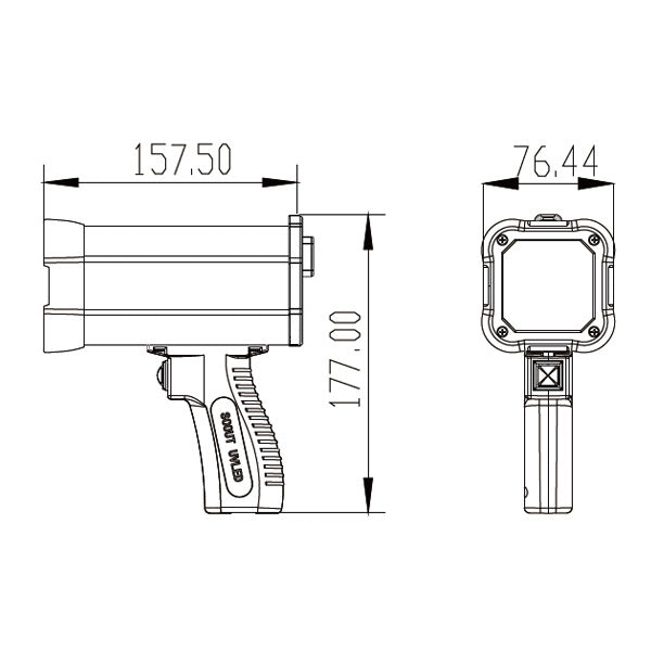 White LED Handheld UV Light