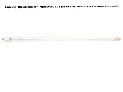 Equivalent Replacement for Trojan UV750 UV Light Bulb for Germicidal Water Treatment