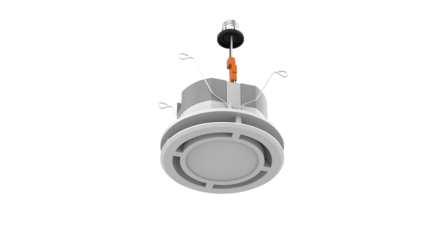 GermAwayUV E26, 5" & 6" UVC Round Recessed Downlight