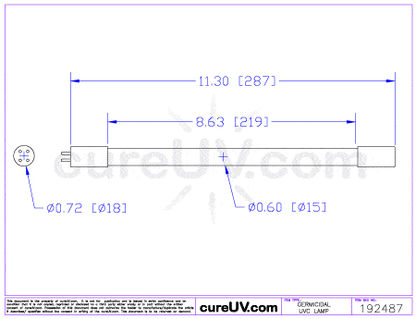 Germicidal UV Bulbs - GPH287T5L/4 Germicidal UV Purifier/Sterilizer Light Bulb