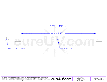 Germicidal UV Bulbs - GPH436T5L Germicidal UV-C Bulb