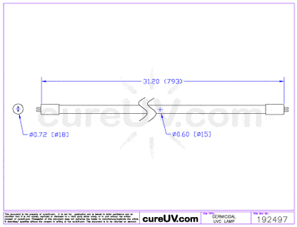 Germicidal UV Bulbs - GPH793T5L Germicidal UV-C Bulb