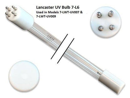 Germicidal UV Bulbs - Lancaster Pump 7-L6 Replacement UVC Light Bulb