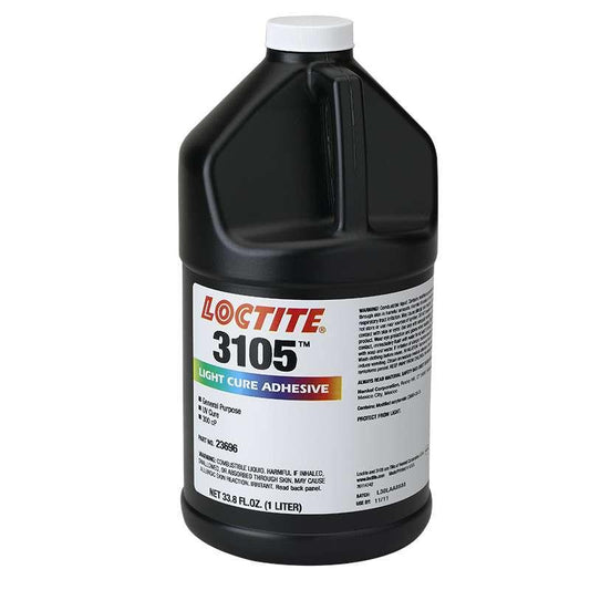 Resin - Loctite 3105 Light Cure Adhesive - Part # 23696 - 1 Liter Bottle