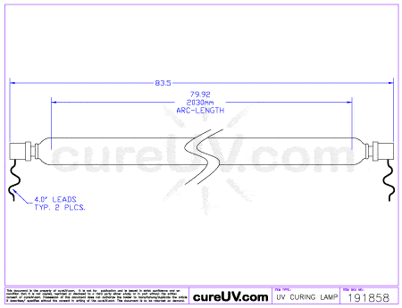 UV Curing Lamp - Grafix Part # 9249 UV Curing Lamp Bulb