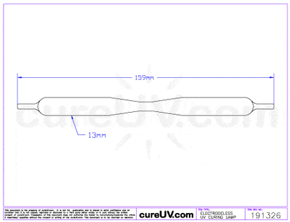 UV Curing Lamp - NUR Revolution 5300 558394 Or 525624 UV Curing Lamp Bulb