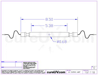 UV Curing Lamp - NUR Tempo 500515 UV Curing Lamp Bulb