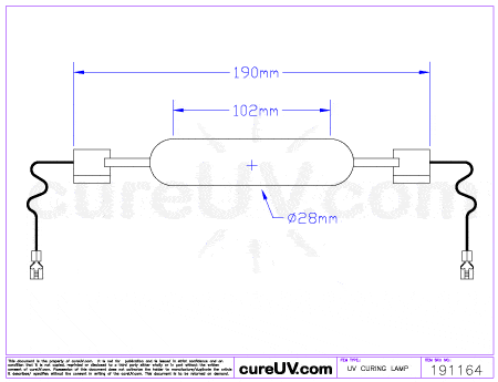 UV Curing Lamp - Ushio MHL-5000S Metal Halide UV Lamp