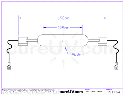 UV Curing Lamp - Ushio MHL-5000S Metal Halide UV Lamp