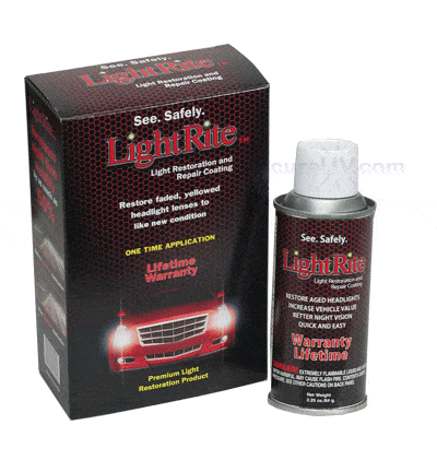 UV Curing - LightRite UV Headlight Restoration And Repair Value Pak