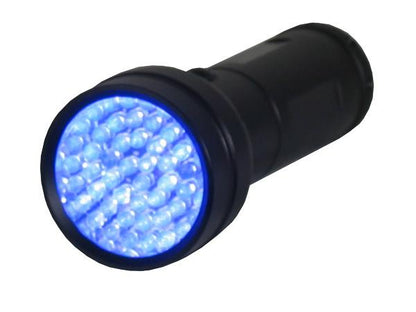 UV Detection - 51-LED Portable UV Inspection Flashlight - 395nm Blacklight