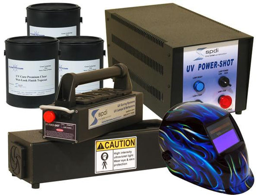 UV Equipment - Power-Shot Benchtop UV Cure System - Guitar Finishing - Starter Kit